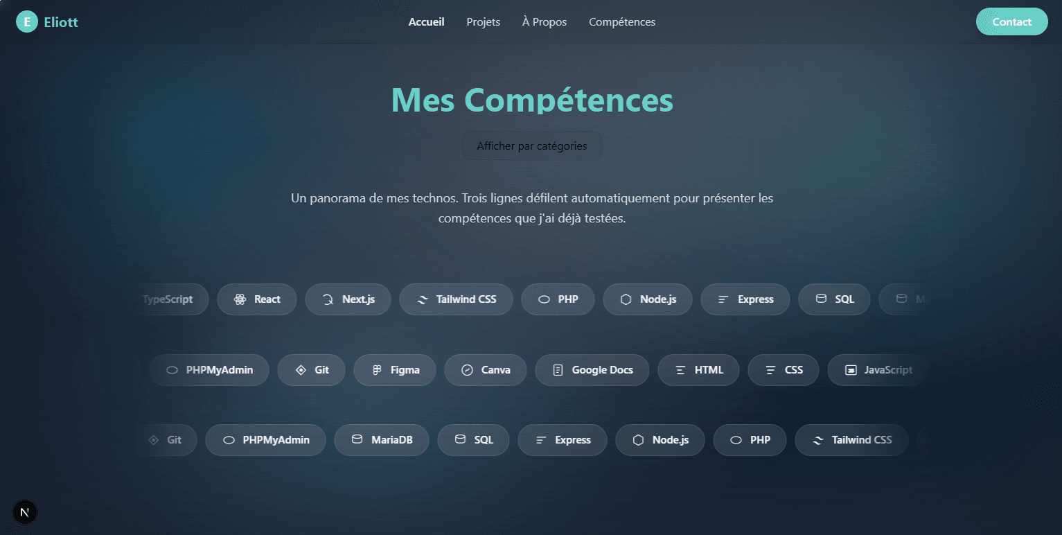 Portfolio Eliott — capture 2