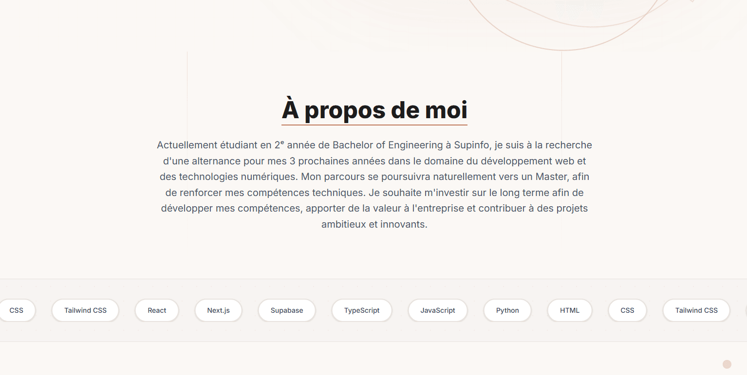 Portfolio Léo — capture 2